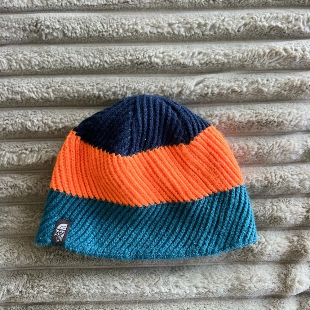 The North Face Colorful Striped Kids Beanie